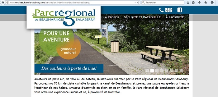 Un Site Web Pour Le Parc Régional De Beauharnois-Salaberry | INFOSuroit.com